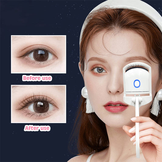 Heated Eyelash Curler Electric Temperature Control Mini Eyelash Curler Electric Portable Charging - Pearl’s Collection